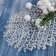Decor "Winter charm" apple berries lace in white, 22 cm
