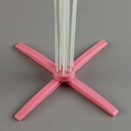 Star for air balloons for 8 balls, height 80 cm, pink-4