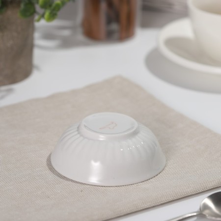 Smak for jam "white", d = 9 cm, porcelain-2