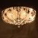 Svetogor chandelier "Simoda" 8x60W E27 LED lighting chrome 60x60cm