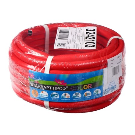 Frost -resistant watering hose, TEP, 12 mm (1/2 "), 15 m, reinforced, color, red-2