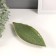 Souvenir Ceramics stand "Forest leaf" Green 20.5x8.5x2 cm