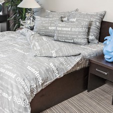 Lessitel euro Night is tender letters 200x215cm, 200x215cm, 70x70cm 2pcs, calico 120g/m HL100%