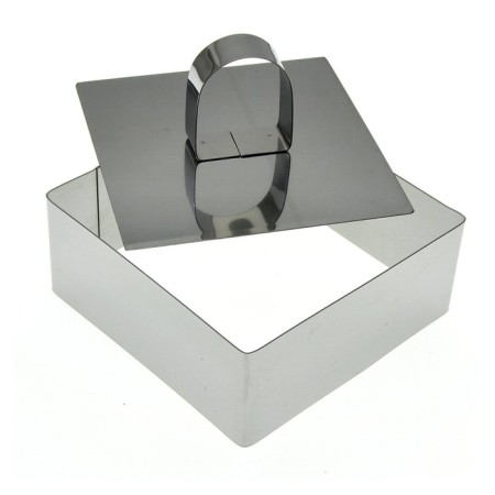 Culinary form "Square", 10x10x4 cm, with a press-2