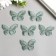 Decor for creativity Textile Embroidery "Blobo Green" Double Wings 3.7x5 cm