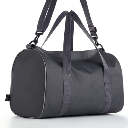 Road bag, textura, small size, color gray-3
