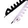 Metallic circuit 120mm fish, in a plastic penal penettock