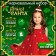 Carnival set "Bright Santa", height 104-110 cm, dress, rim