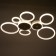 Causteen with PDU 2038/6 LED 172W white 81x66x4.5 cm Bayerlux