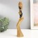 Polystone souvenir "African with wicker jug" gold 28x11x5.5 cm