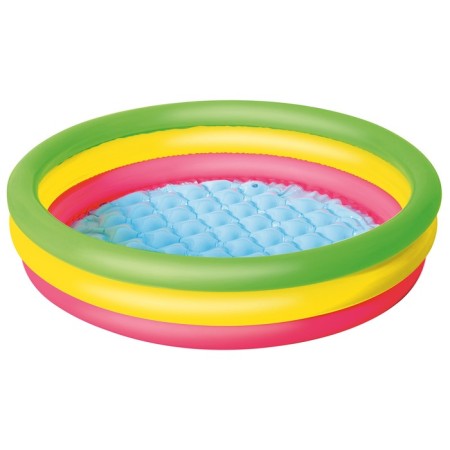 Rainbow inflatable pool, 102 x 25 cm, from 2 years, 51104 Bestway-2