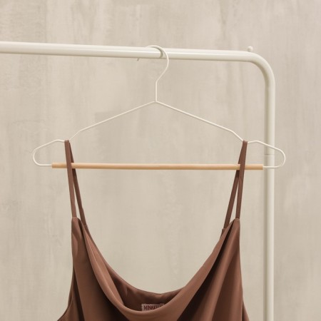 Shoulders - Laconique Ladoom Laconique clothing hanger, 42.5 × 19.5 × 1 cm, white color-1