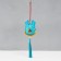 Suspension-Sasha Textile "Dragon" Blue 2x7.5x24 cm