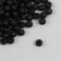A set of matte beads "Astra" 6 mm, 20 g, black