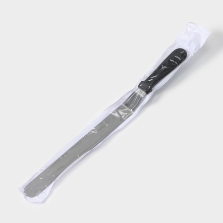A blade-tank with a plastic handle, curved, 40 cm, working part 30 cm, black color-5