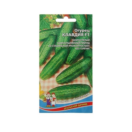 Cucumber seeds "Claudia" F1, early -ripe, parthenocarpic, without bitterness, 10 pcs-4
