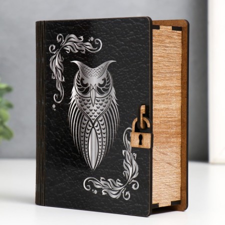 Owl Book-Kniga Brush 14x12x5 cm-2