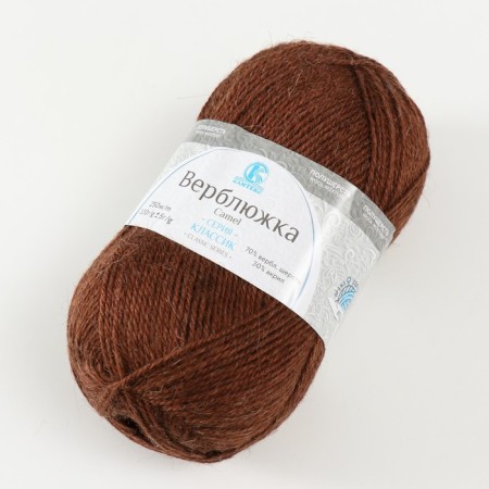 Yarn "camel" 30% acrylic, 70% camel wool 250m/100g (grilling 127)-1