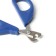 Small scissors are small with an emphasis for the finger, blue