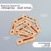 Decor for creativity tree "clothespin - my hero" set 10 pcs