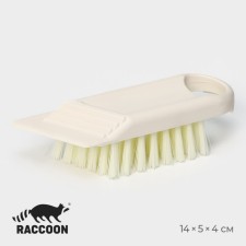 Universal Raccoon Breeze brush, in the same case with a scraper, 14 cm, color mix