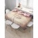 Tables on the table "Cherry flowers", rectangular, Saten, size 145x180 cm