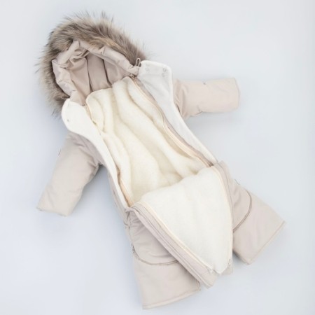 Combiason-transformer children's kinderlitto "Velvet", height 62-74 cm, ivory color-4