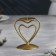Glamur candlestick Metal for one candle, 9x10.2 cm, gold