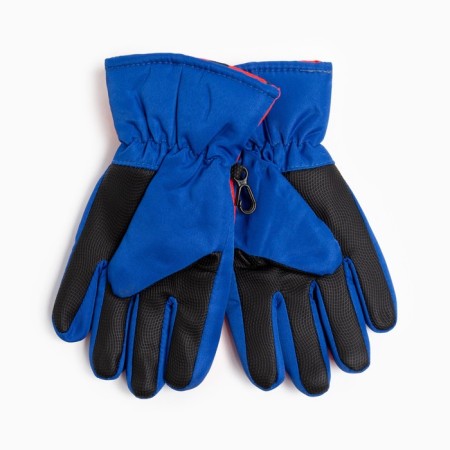 Baby gloves, blue/red color, size 14 (4-6 years)-1