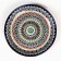 Largan Rishtan ceramics "Patterns", 36 cm, blue