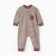 Children's jumpsuit with closed legs "Bear", beige color, height 62
