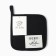 Ethel's Take "Home", black color, 16x16 cm, 50%HL, 50%flax