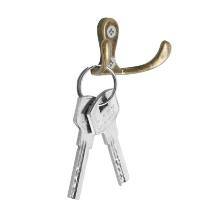 Furniture tundra hook TKD003, two -rod, bronze-1