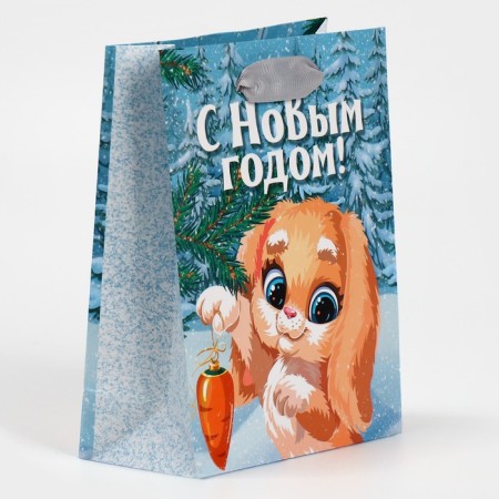 Laminated vertical packet “With love for you”, 12 x 15 x 5.5 cm, New Year-1