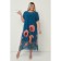 Female dress, size 54, turquoise color