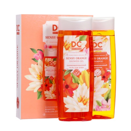 Gift set women Sensy Orange, shower gel, 250 ml + shampoo, 250 ml