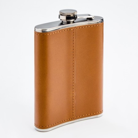 Flaw for alcohol and water, 270 ml, "military intelligence", stainless steel, gift, 9 oz-1