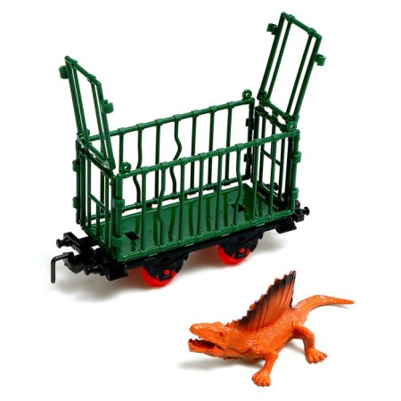Dino train railway, smoke, dinosaurs, batteries-6