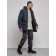 Lengered male winter, size 56, dark blue color