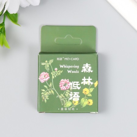 Stickers for creativity "Forest flowers" set 45 pcs 4.4x4.4x1.1 cm-3
