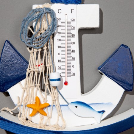 Interior souvenir "anchor" with a thermometer 21*15cm-2