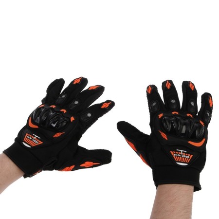 Motorcycle gloves with protective inserts, Seek Win, size XL