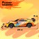Radio -controlled "Drift" machine, interchangeable wheels, lighting effects, operates from the battery