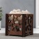 Salt lamp with Dimmer "Basket. Hearts" 1.8 kg, 15W, 15x12x12 cm
