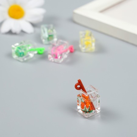 Decor for creativity Plastic "Lemonad in the Bank" MIX 1.1x1.1x2.5 cm-1