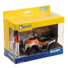 ATV with a racer