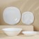 Luminarc Carine table service, glass ceramics, 19 objects, white color