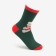 Women's socks "New Year's bear", green color, size 23-25