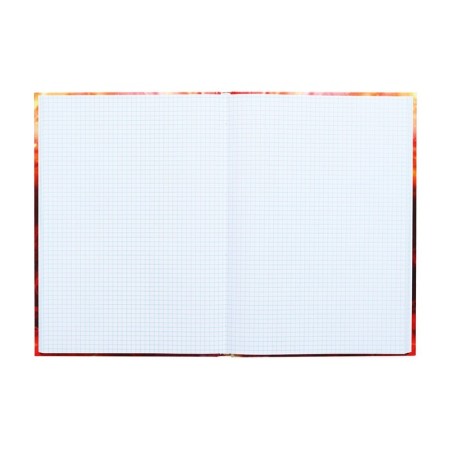 College-wiper in a solid cover 7BC, A4, 120 sheets, anime. Guy, cage block, matte lamination, selective varnish-3