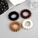Hair elastic band "Mahrushka Sport" (set 4 pcs) strip pattern volume, 4.5 cm